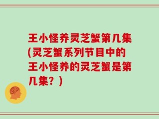 王小怪养灵芝蟹第几集(灵芝蟹系列节目中的王小怪养的灵芝蟹是第几集？)
