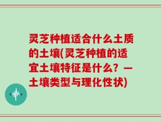 灵芝种植适合什么土质的土壤(灵芝种植的适宜土壤特征是什么？—土壤类型与理化性状)
