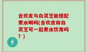 合欢皮与白灵芝能搭配煮水喝吗(合欢皮和白灵芝可一起煮水饮用吗？)