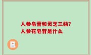 人参皂苷和灵芝三萜？人参花皂苷是什么