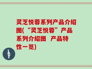 灵芝悦蓉系列产品介绍图(“灵芝悦蓉”产品系列介绍图  产品特性一览)