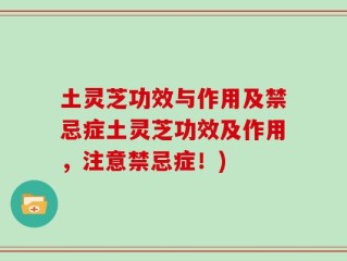土灵芝功效与作用及禁忌症土灵芝功效及作用，注意禁忌症！)