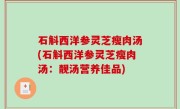 石斛西洋参灵芝瘦肉汤(石斛西洋参灵芝瘦肉汤：靓汤营养佳品)