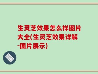 生灵芝效果怎么样图片大全(生灵芝效果详解-图片展示)
