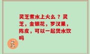 灵芝煮水上火么 ？灵芝，金银花，罗汉果，陈皮，可以一起煲水饮吗