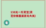 138元一斤灵芝(灵芝价格直逼百元大关)