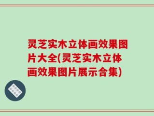 灵芝实木立体画效果图片大全(灵芝实木立体画效果图片展示合集)