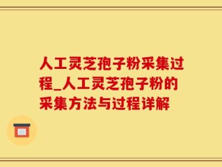 人工灵芝孢子粉采集过程_人工灵芝孢子粉的采集方法与过程详解