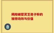 揭阳破壁灵芝孢子粉的独特功效与价值