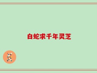白蛇求千年灵芝