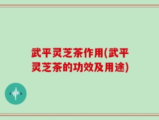 武平灵芝茶作用(武平灵芝茶的功效及用途)