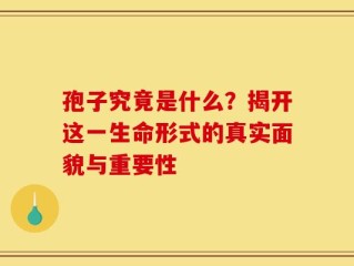 孢子究竟是什么？揭开这一生命形式的真实面貌与重要性