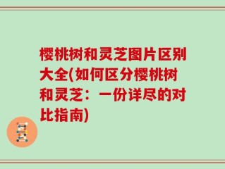 樱桃树和灵芝图片区别大全(如何区分樱桃树和灵芝：一份详尽的对比指南)