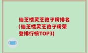 仙芝楼灵芝孢子粉排名(仙芝楼灵芝孢子粉荣登排行榜TOP3)