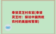 奉贤灵芝村农家(奉贤灵芝村：探访中国传统农村的美丽和繁荣)