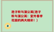 孢子粉与蒲公英(孢子粉与蒲公英：室外春季花园的两大精彩！)