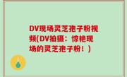DV现场灵芝孢子粉视频(DV拍摄：惊艳现场的灵芝孢子粉！)