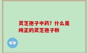 灵芝孢子中药？什么是纯正的灵芝孢子粉