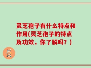 灵芝孢子有什么特点和作用(灵芝孢子的特点及功效，你了解吗？)