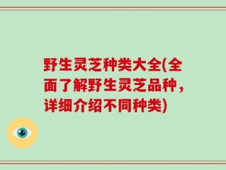 野生灵芝种类大全(全面了解野生灵芝品种，详细介绍不同种类)