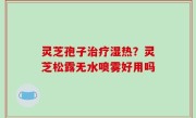 灵芝孢子治疗湿热？灵芝松露无水喷雾好用吗