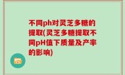 不同ph对灵芝多糖的提取(灵芝多糖提取不同pH值下质量及产率的影响)