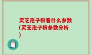 灵芝孢子粉看什么参数(灵芝孢子粉参数分析)