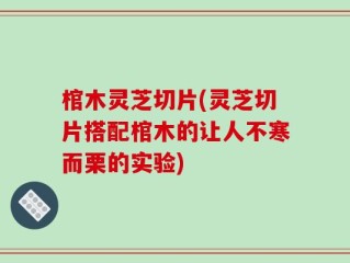 棺木灵芝切片(灵芝切片搭配棺木的让人不寒而栗的实验)
