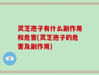 灵芝孢子有什么副作用和危害(灵芝孢子的危害及副作用)