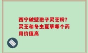 西宁破壁孢子灵芝粉？灵芝和冬虫夏草哪个药用价值高