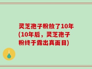灵芝孢子粉放了10年(10年后，灵芝孢子粉终于露出真面目)