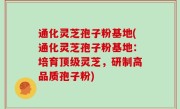 通化灵芝孢子粉基地(通化灵芝孢子粉基地：培育顶级灵芝，研制高品质孢子粉)