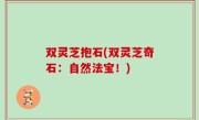 双灵芝抱石(双灵芝奇石：自然法宝！)