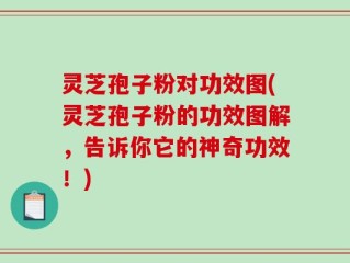 灵芝孢子粉对功效图(灵芝孢子粉的功效图解，告诉你它的神奇功效！)