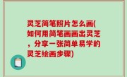 灵芝简笔照片怎么画(如何用简笔画画出灵芝，分享一张简单易学的灵芝绘画步骤)