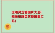 玉雕灵芝簪图片大全(精美玉雕灵芝簪图集汇总)