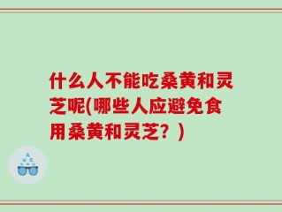 什么人不能吃桑黄和灵芝呢(哪些人应避免食用桑黄和灵芝？)