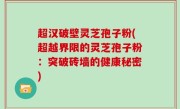 超汉破壁灵芝孢子粉(超越界限的灵芝孢子粉：突破砖墙的健康秘密)