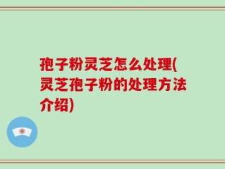 孢子粉灵芝怎么处理(灵芝孢子粉的处理方法介绍)
