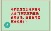 中药灵芝怎么吃啊图片大全(了解灵芝的正确食用方法，查看食用灵芝全攻略！)