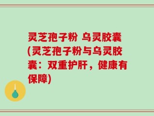 灵芝孢子粉 乌灵胶囊(灵芝孢子粉与乌灵胶囊：双重护肝，健康有保障)