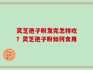 灵芝孢子粉发完怎样吃？灵芝孢子粉如何食用