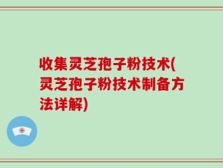 收集灵芝孢子粉技术(灵芝孢子粉技术制备方法详解)