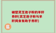 破壁灵芝孢子粉的羊肝养肝(灵芝孢子粉与羊肝同食有助于养肝)