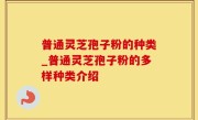 普通灵芝孢子粉的种类_普通灵芝孢子粉的多样种类介绍