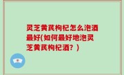 灵芝黄芪枸杞怎么泡酒最好(如何最好地泡灵芝黄芪枸杞酒？)