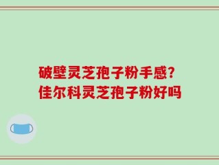 破壁灵芝孢子粉手感？佳尔科灵芝孢子粉好吗