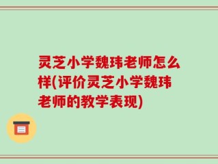灵芝小学魏玮老师怎么样(评价灵芝小学魏玮老师的教学表现)