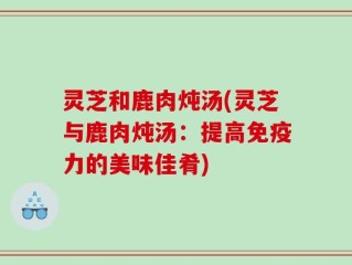 灵芝和鹿肉炖汤(灵芝与鹿肉炖汤：提高免疫力的美味佳肴)
