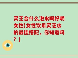 灵芝合什么泡水喝好呢女性(女性饮用灵芝水的最佳搭配，你知道吗？)